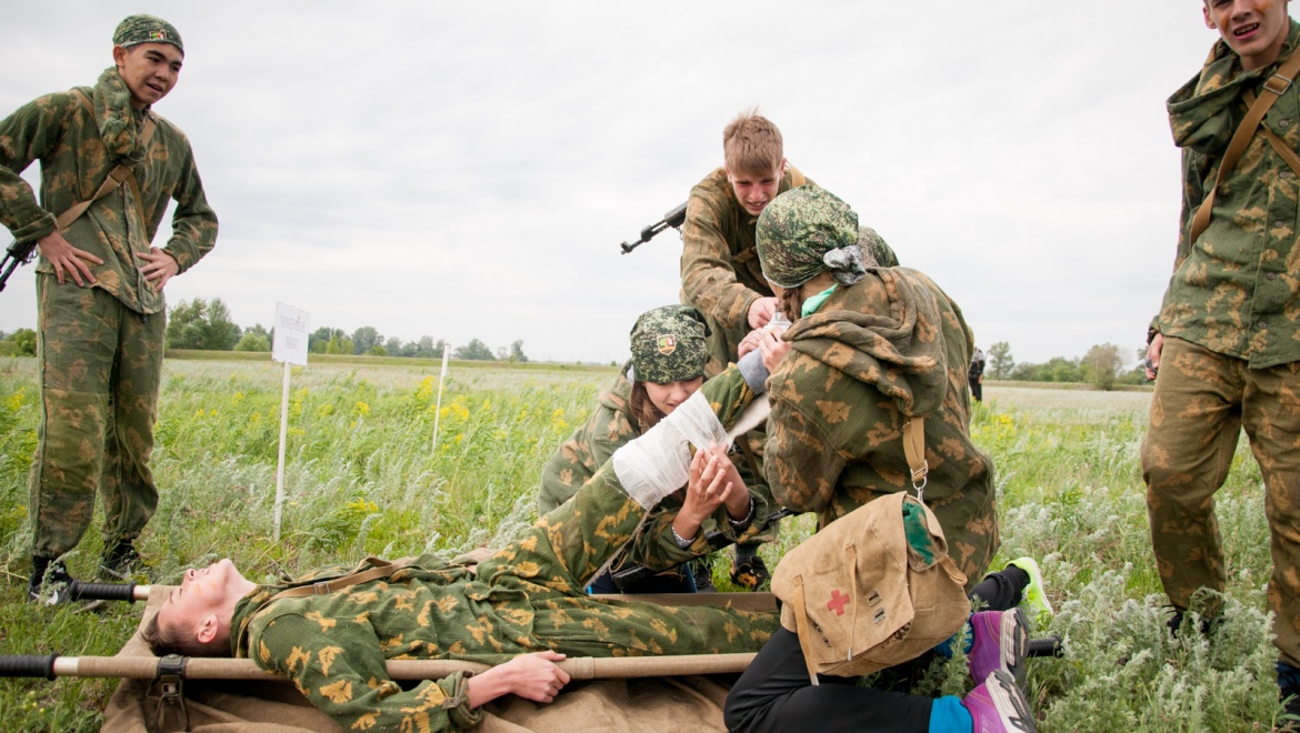 В Оренбуржье завершился областной финал военно-спортивной игры «Зарница»